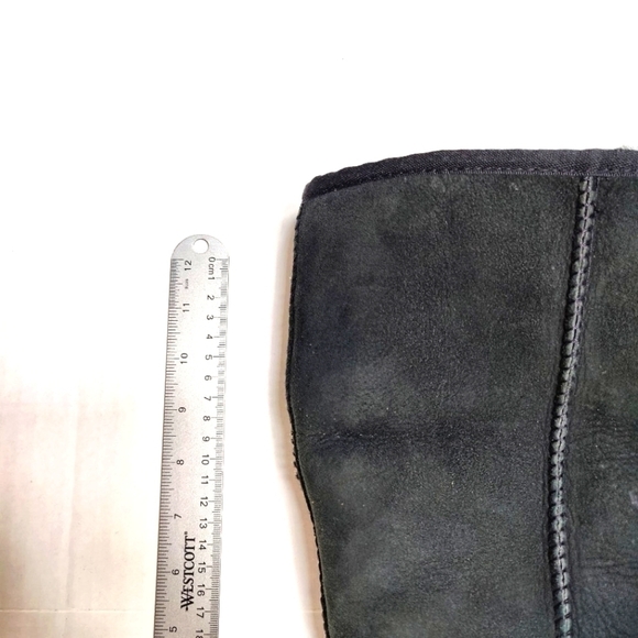 UGG Australia Womens 12-inch Classic Gray Suede Sheepskin Tall Winter Boot Sz 9 - Picture 5 of 13